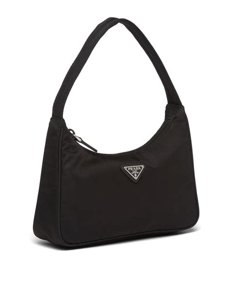 prada mini black bag|prada small nylon bag.